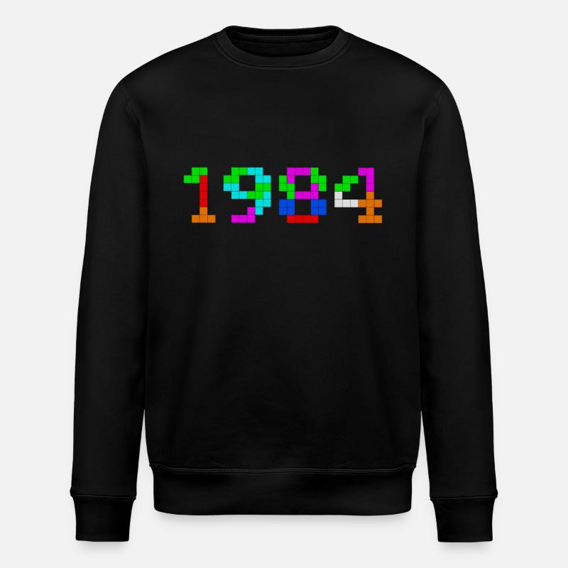 1984 - Stanley/Stella ROLLER Unisex Organic Sweatshirt - black