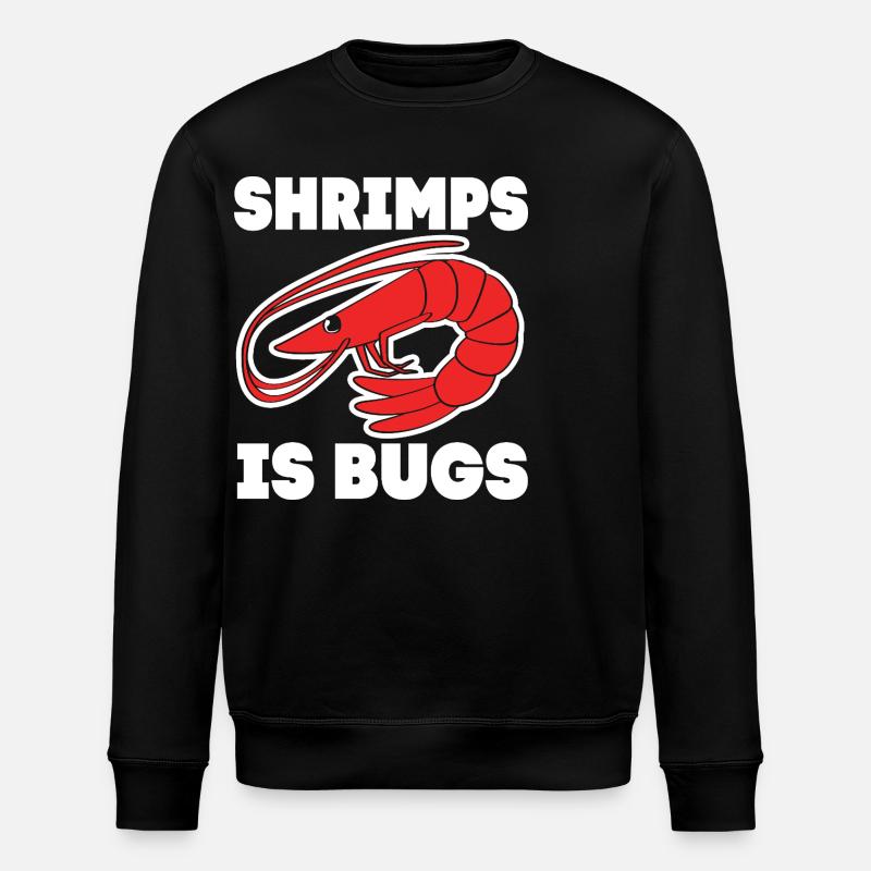 Shrimp - Stanley/Stella ROLLER Unisex Organic Sweatshirt - black