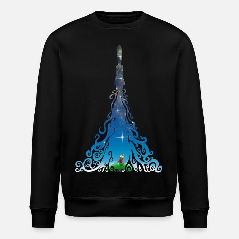 rêves Rocket - Sweat bio ROLLER Stanley/Stella Unisexe - noir