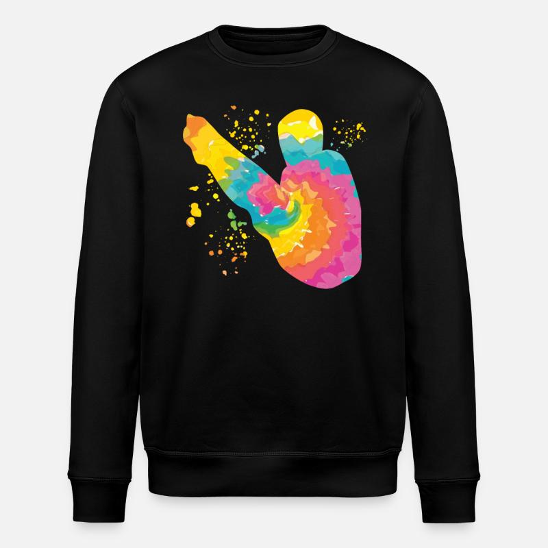 Turmspringen Synchronspringen Kunstspringen - Stanley/Stella Unisex Bio-Sweatshirt ROLLER - Schwarz