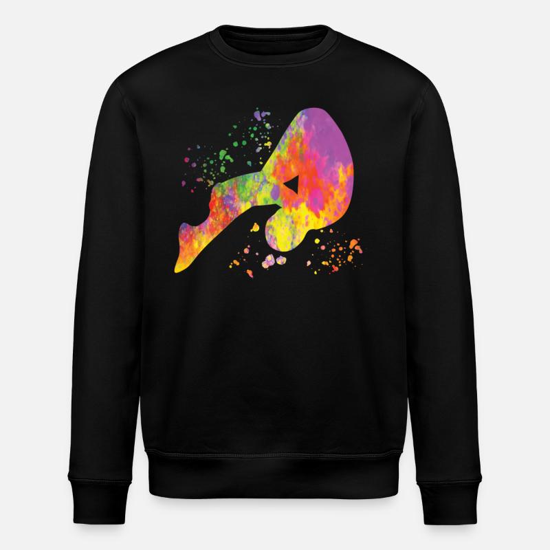 Turmspringen Synchronspringen Kunstspringen - Stanley/Stella Unisex Bio-Sweatshirt ROLLER - Schwarz