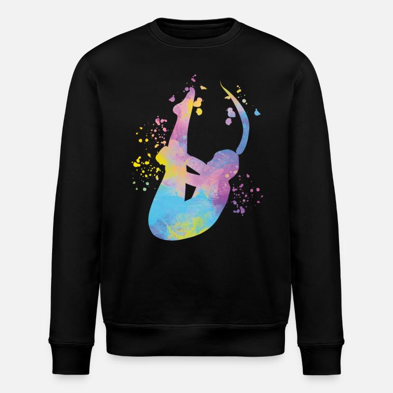 Diving, Synchronized Diving, Artistic Jumping - Stanley/Stella ROLLER Unisex Organic Sweatshirt - black