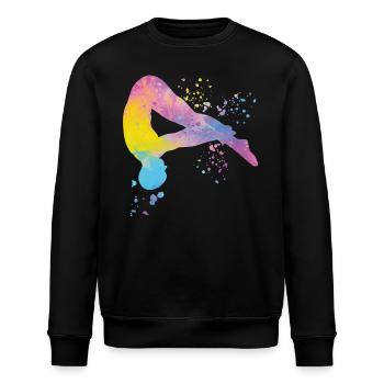 Diving, Synchronized Diving, Artistic Jumping - Stanley/Stella ROLLER Unisex Organic Sweatshirt - black - Front - Nik (191cm)
