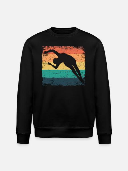 Diving, Artistic Jumping, Synchronized Diving - Stanley/Stella ROLLER Unisex Organic Sweatshirt - black