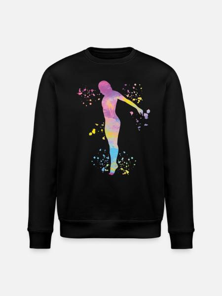 Turmspringen Synchronspringen Kunstspringen - Stanley/Stella Unisex Bio-Sweatshirt ROLLER - Schwarz