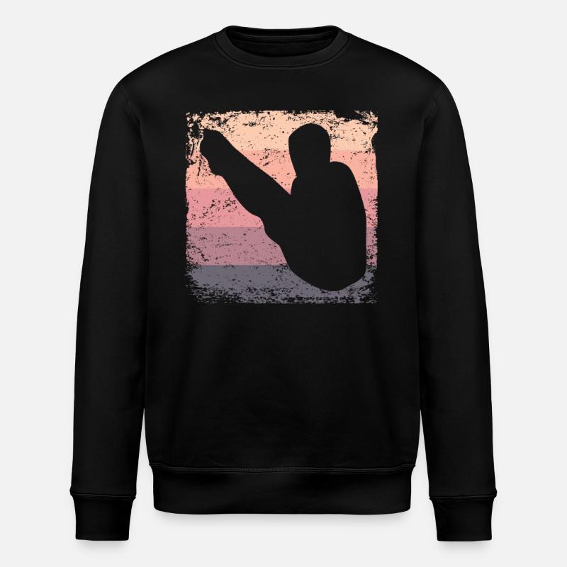 Synchronisierter Wassertaucher High Diver - Stanley/Stella Unisex Bio-Sweatshirt ROLLER - Schwarz