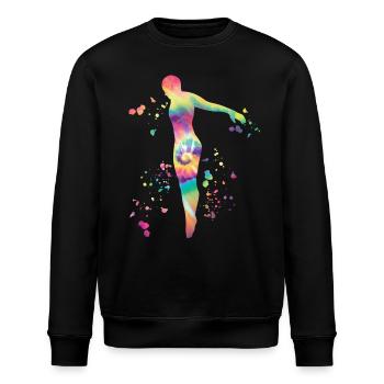 Diving, Synchronized Diving, Artistic Jumping - Stanley/Stella ROLLER Unisex Organic Sweatshirt - black - Front - Nik (191cm)