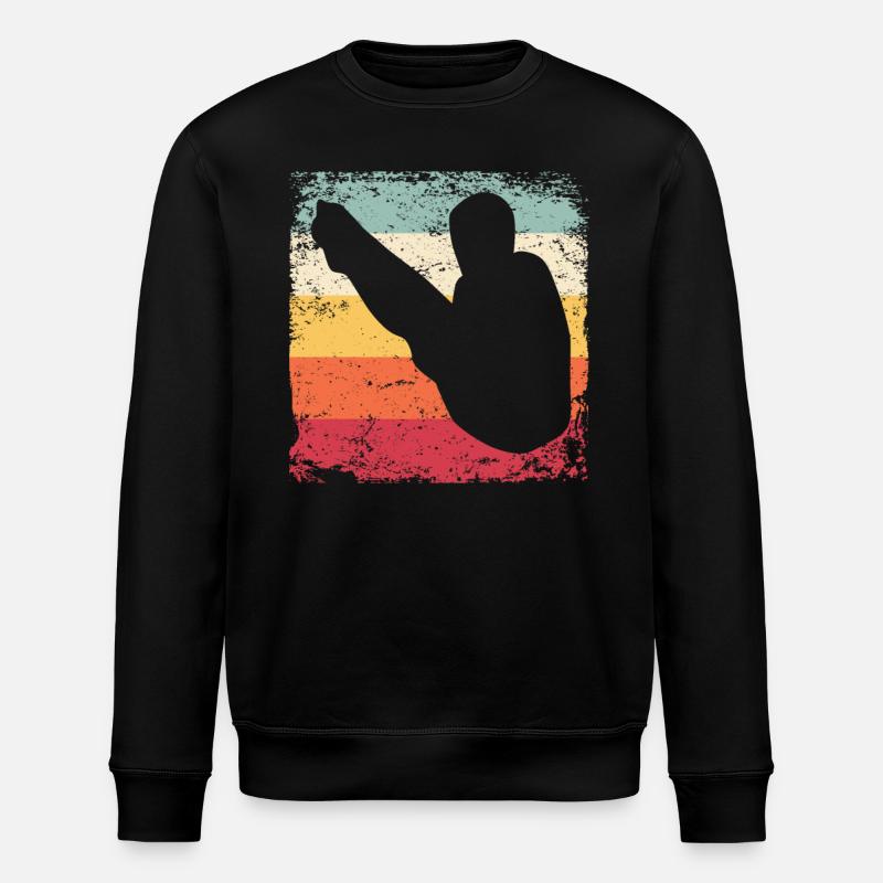 Plongeon, Saut artistique, Plongeon synchronisé - Sweat bio ROLLER Stanley/Stella Unisexe - noir