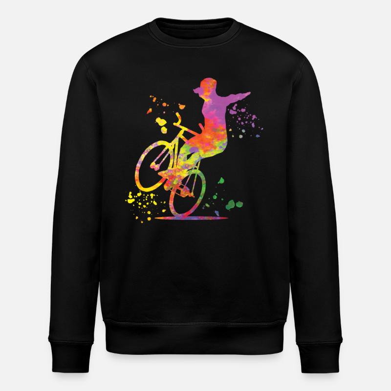 Kunstradfahren Kunstradfahrer - Stanley/Stella Unisex Bio-Sweatshirt ROLLER - Schwarz