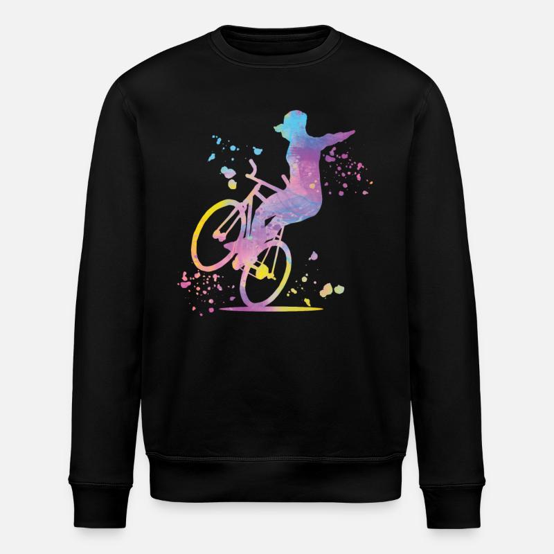 Kunstradfahren Kunstradfahrer - Stanley/Stella Unisex Bio-Sweatshirt ROLLER - Schwarz
