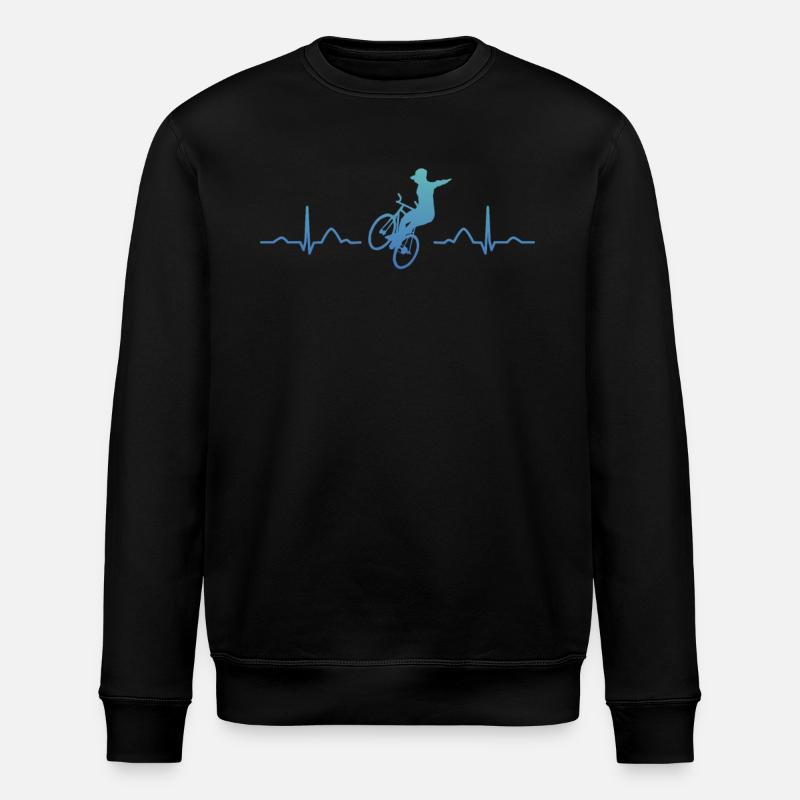 Kunstradfahren Kunstradfahrer - Stanley/Stella Unisex Bio-Sweatshirt ROLLER - Schwarz