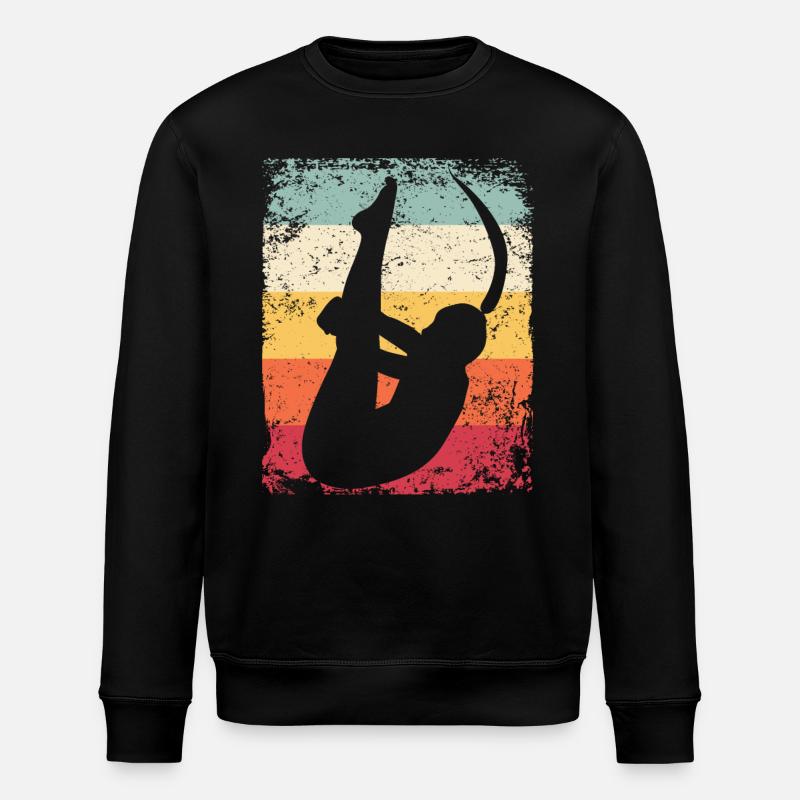 Synchronized Water Diver High Diver - Stanley/Stella ROLLER Unisex Organic Sweatshirt - black
