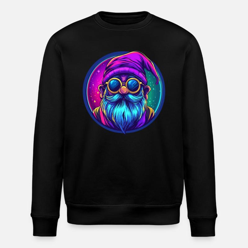 Cosmic Magic Dwarf - Stanley/Stella ROLLER Unisex Organic Sweatshirt - black