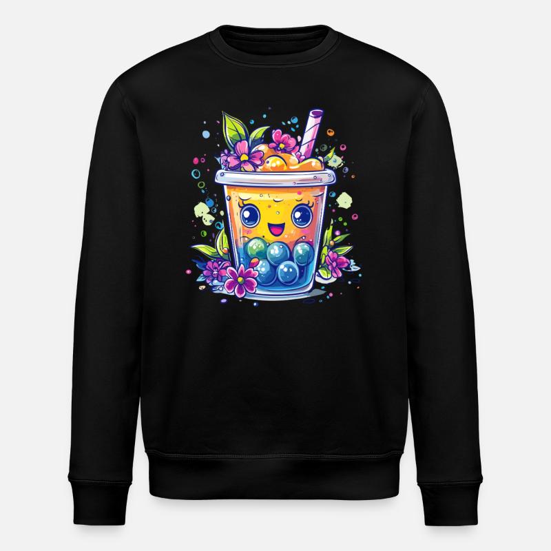 Thé à bulles fruité - Sweat bio ROLLER Stanley/Stella Unisexe - noir