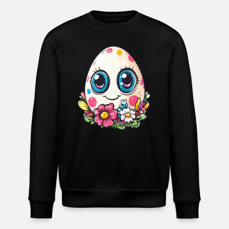 Oeuf Happy Dots - Sweat bio ROLLER Stanley/Stella Unisexe - noir