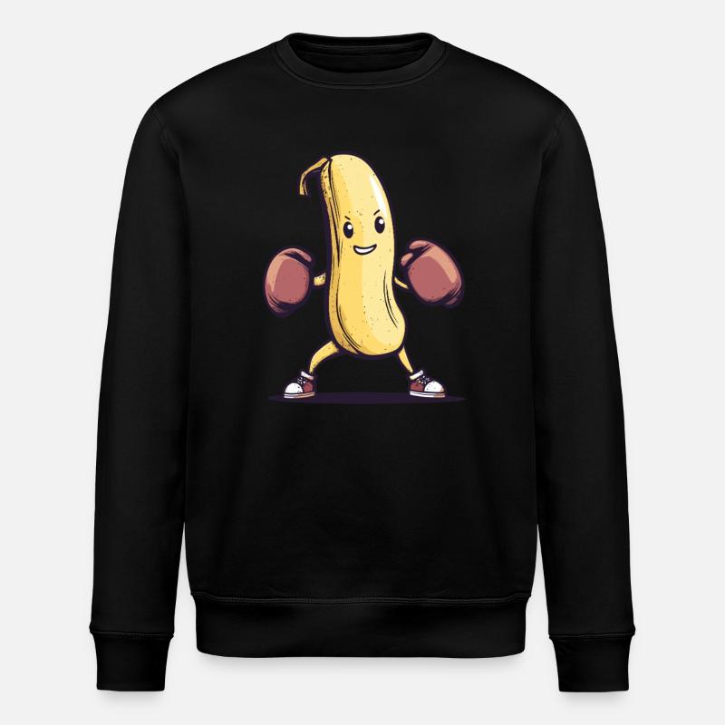 Boxe banane - Sweat bio ROLLER Stanley/Stella Unisexe - noir