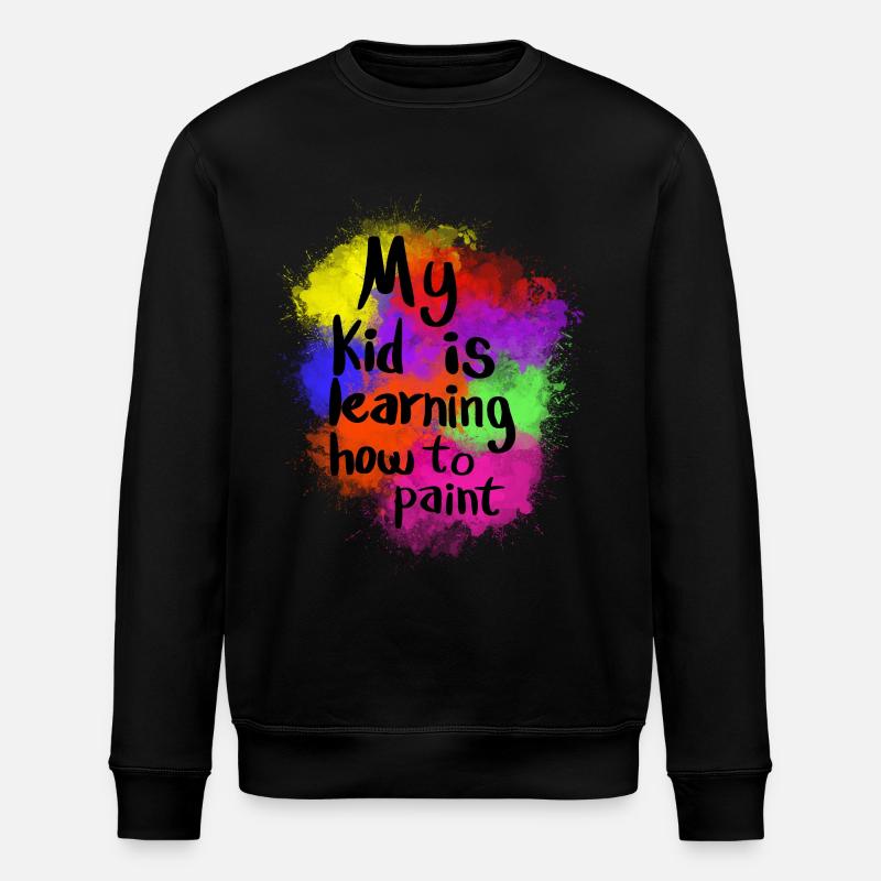 peinture - Sweat bio ROLLER Stanley/Stella Unisexe - noir