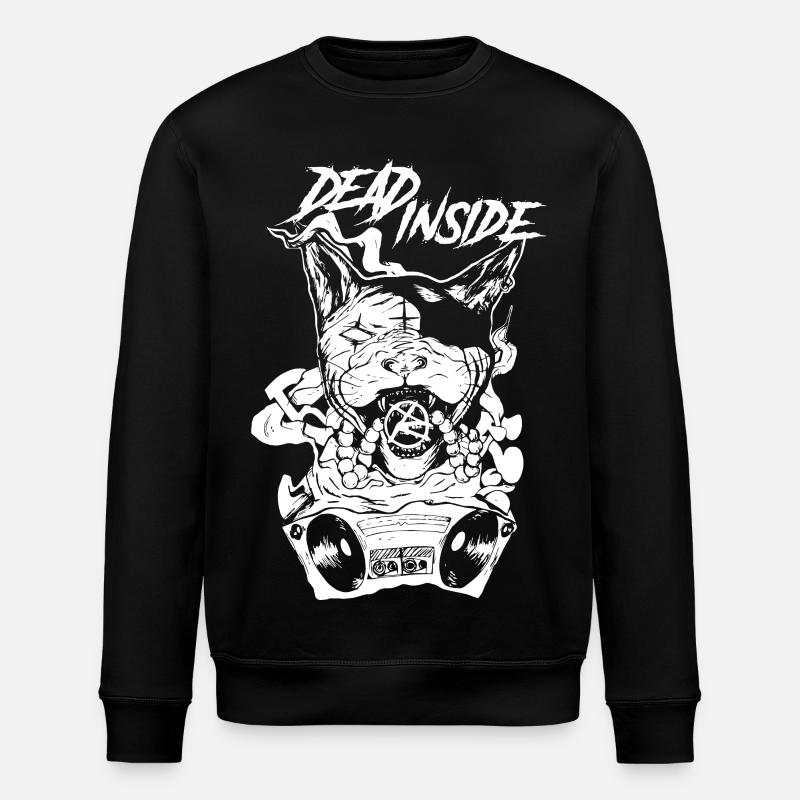 Graphiques Skull Rock Band - Sweat bio ROLLER Stanley/Stella Unisexe - noir