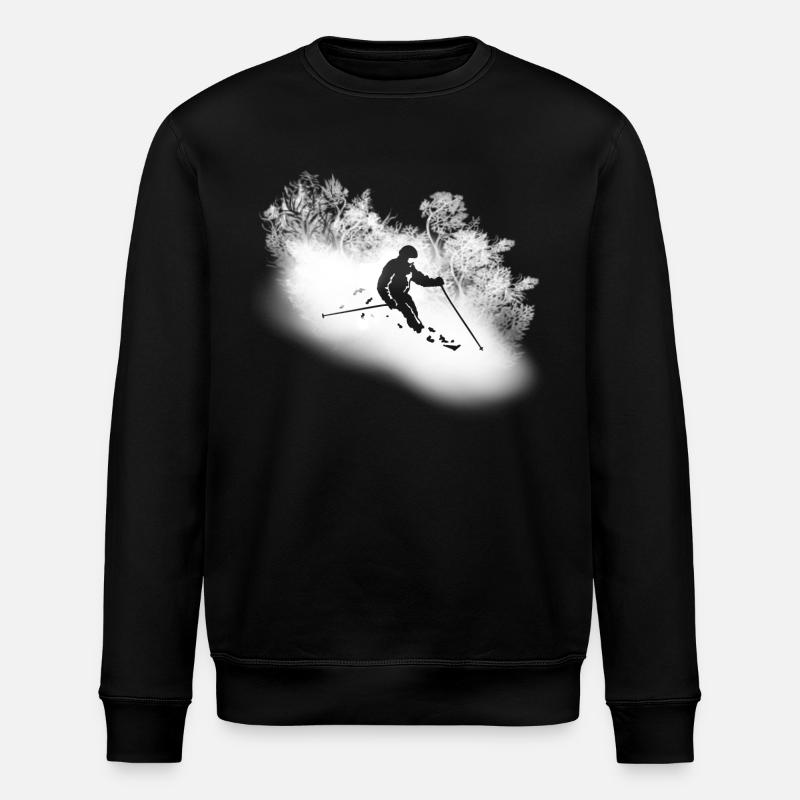 SKI ALPIN - Sweat bio ROLLER Stanley/Stella Unisexe - noir