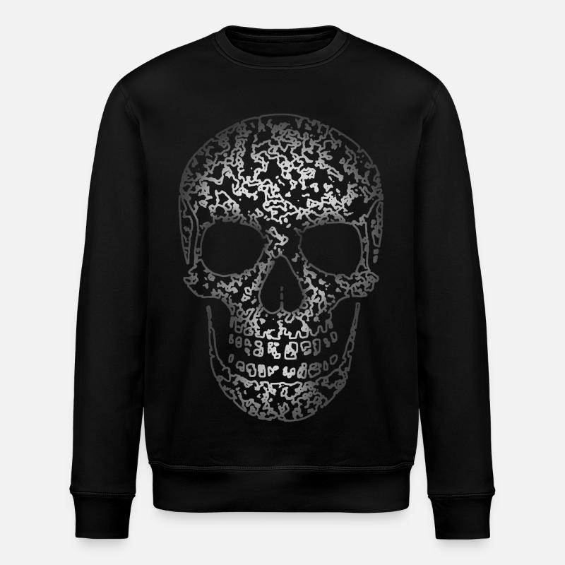 Skull Structure R6Z - Stanley/Stella ROLLER Unisex Organic Sweatshirt - black