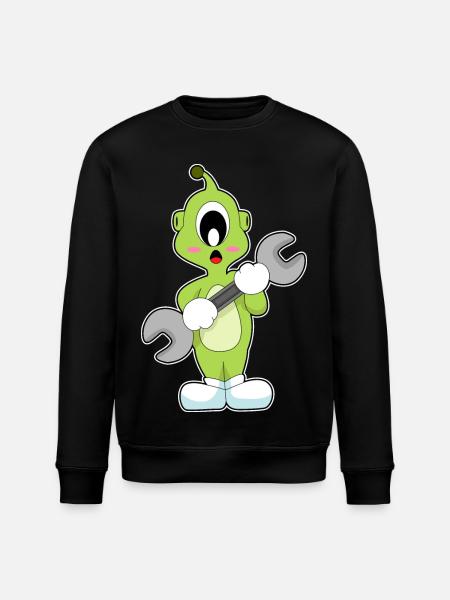 Clé mécanique extraterrestre - Sweat bio ROLLER Stanley/Stella Unisexe - noir