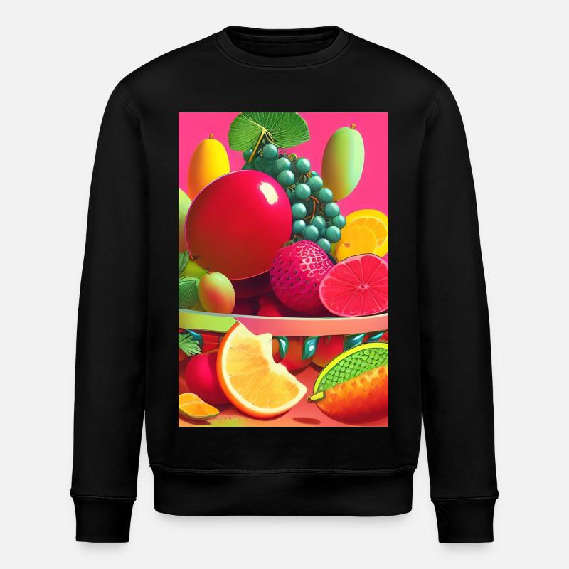 Fruit - Sweat bio ROLLER Stanley/Stella Unisexe - noir