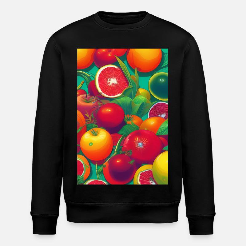 Fruit - Sweat bio ROLLER Stanley/Stella Unisexe - noir