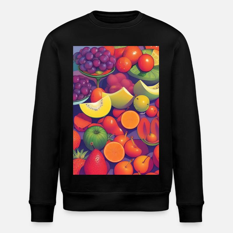 Fruit - Stanley/Stella ROLLER Unisex Organic Sweatshirt - black