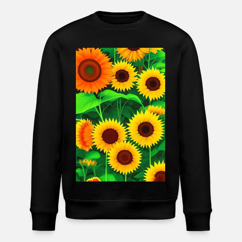Tournesols - Sweat bio ROLLER Stanley/Stella Unisexe - noir