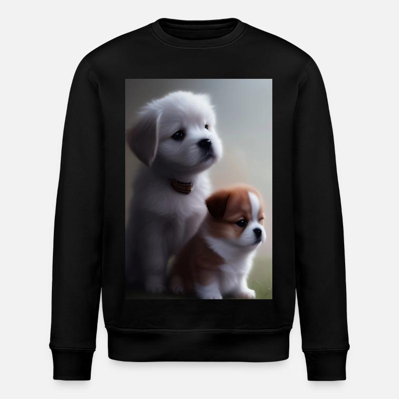 Bébé chien - Sweat bio ROLLER Stanley/Stella Unisexe - noir