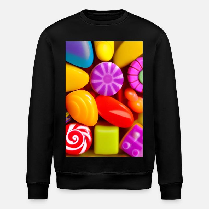 Bonbons - Sweat bio ROLLER Stanley/Stella Unisexe - noir