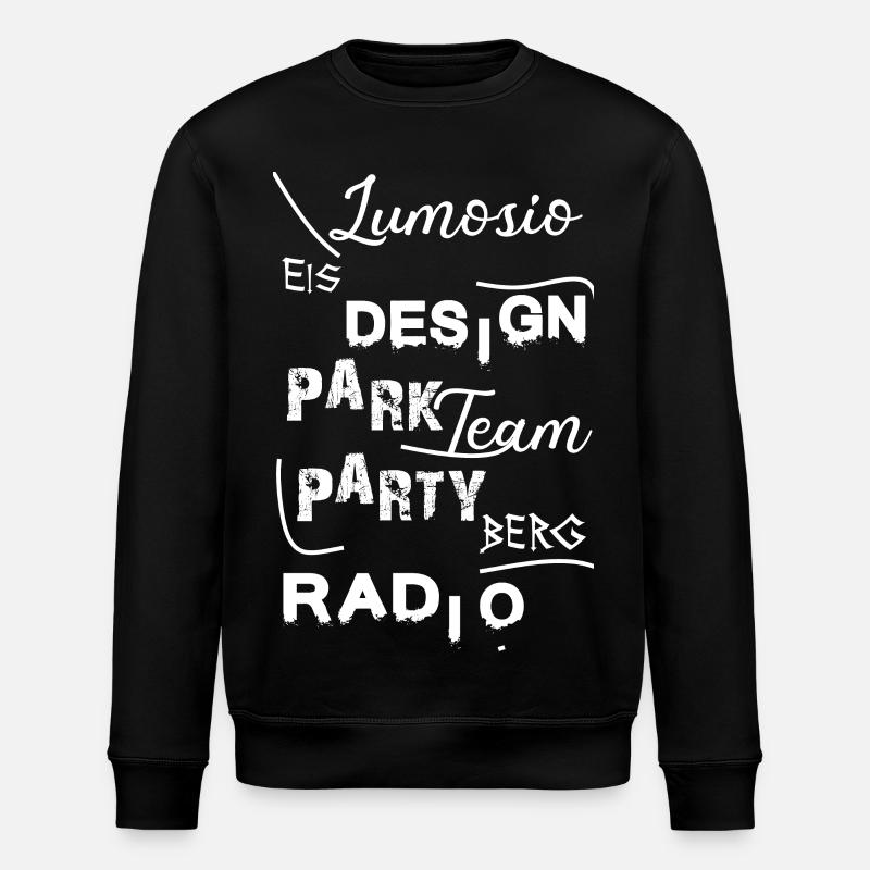 Die Antwort auf Alles - Stanley/Stella Unisex Bio-Sweatshirt ROLLER - Schwarz