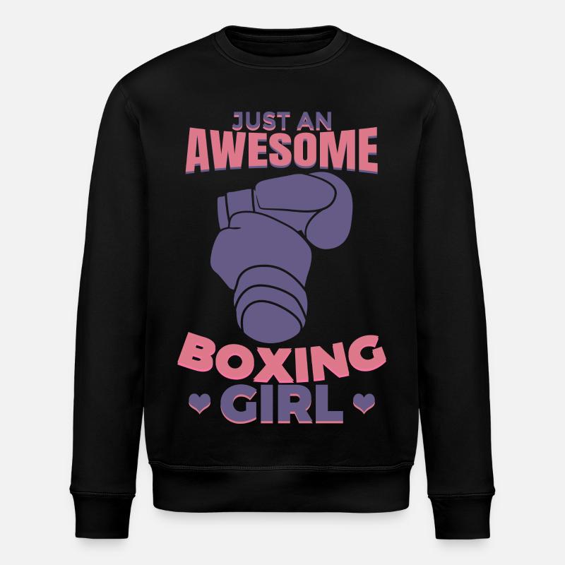 Boxeur - Sweat bio ROLLER Stanley/Stella Unisexe - noir