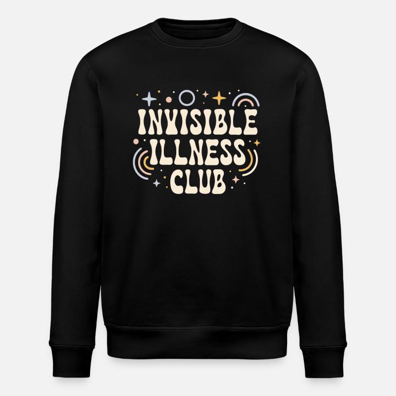 Maladie handicap invisible club - Sweat bio ROLLER Stanley/Stella Unisexe - noir