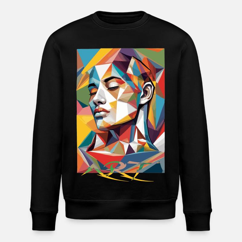 Art du visage moderne - Sweat bio ROLLER Stanley/Stella Unisexe - noir