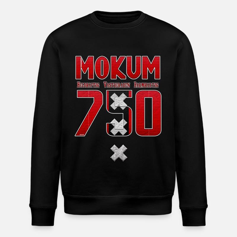 Amsterdam 750 HVB - Stanley/Stella ROLLER Unisex Organic Sweatshirt - black