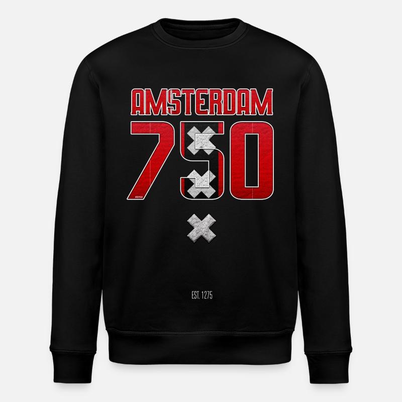 Amsterdam 750 - Stanley/Stella Unisex Bio-Sweatshirt ROLLER - Schwarz