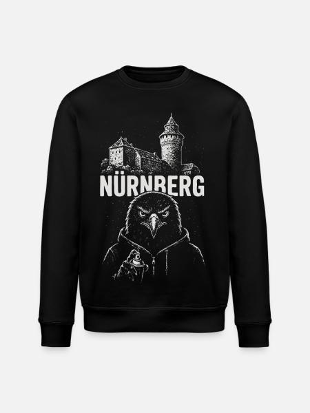 Nuremberg Street Adler - Stanley/Stella ROLLER Unisex Organic Sweatshirt - black