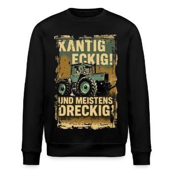 MB Trac - Stanley/Stella Unisex Bio-Sweatshirt ROLLER - Schwarz - Vorne - Nik (191cm)