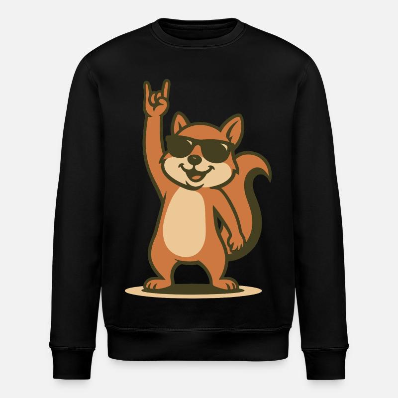 Rock’n’Roll Casse-Noisette - Sweat bio ROLLER Stanley/Stella Unisexe - noir