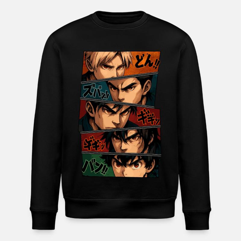 Silhouettes d'Anime Intensives - Squad - Sweat bio ROLLER Stanley/Stella Unisexe - noir