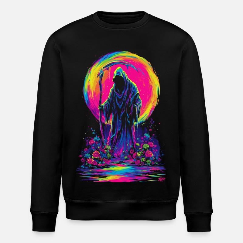 Neon Grim Reaper - Sweat bio ROLLER Stanley/Stella Unisexe - noir