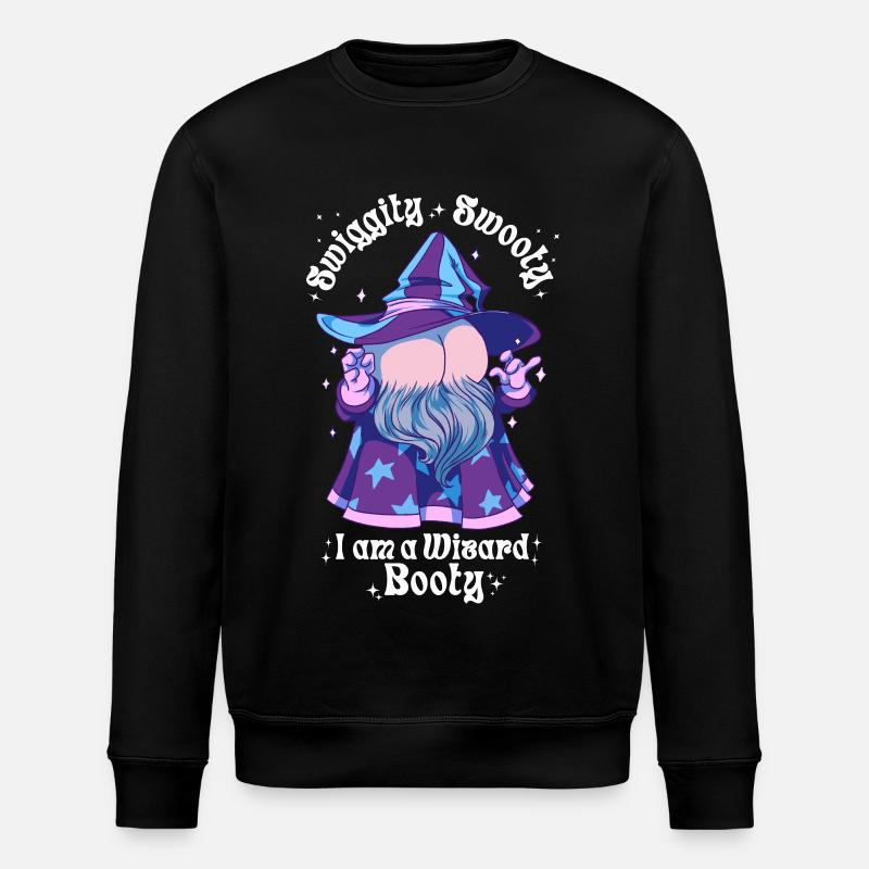 Wizard Booty Butttober - Stanley/Stella ROLLER Unisex Organic Sweatshirt - black
