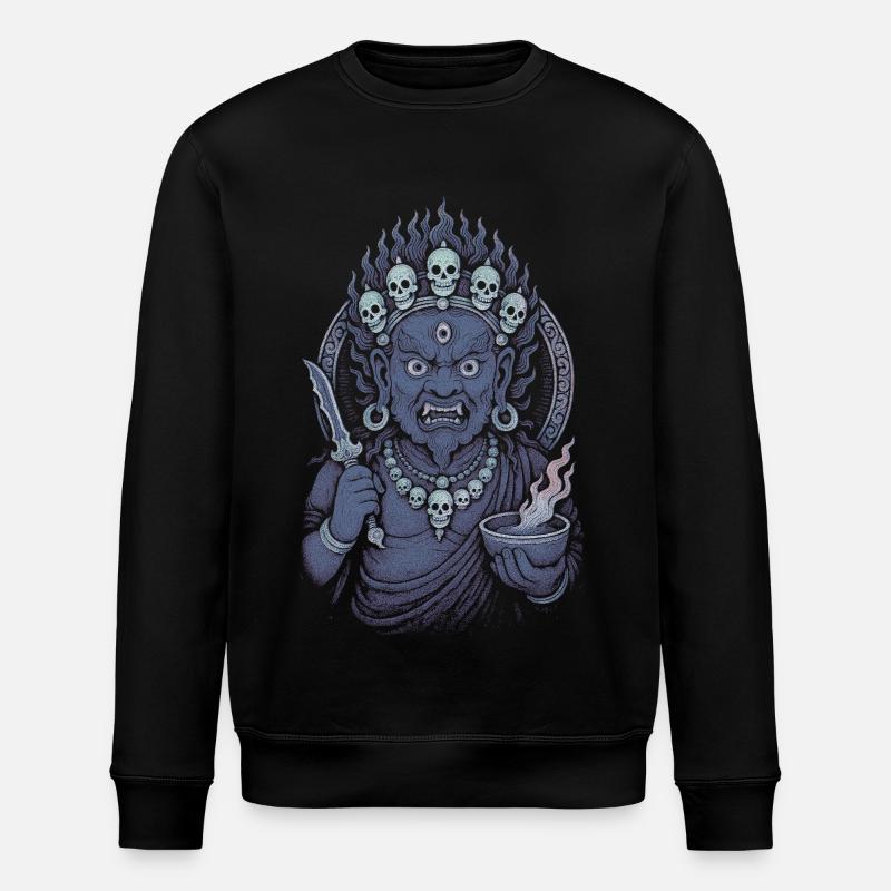 Sri Mahakala - Stanley/Stella Unisex Bio-Sweatshirt ROLLER - Schwarz
