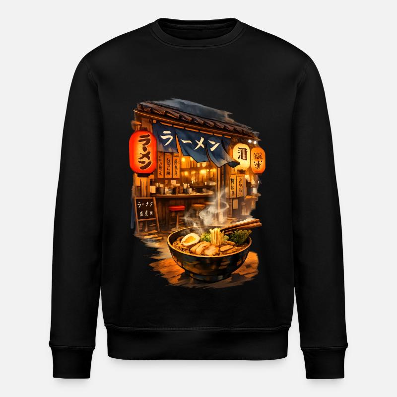 Le ramen, c’est la vie - Sweat bio ROLLER Stanley/Stella Unisexe - noir