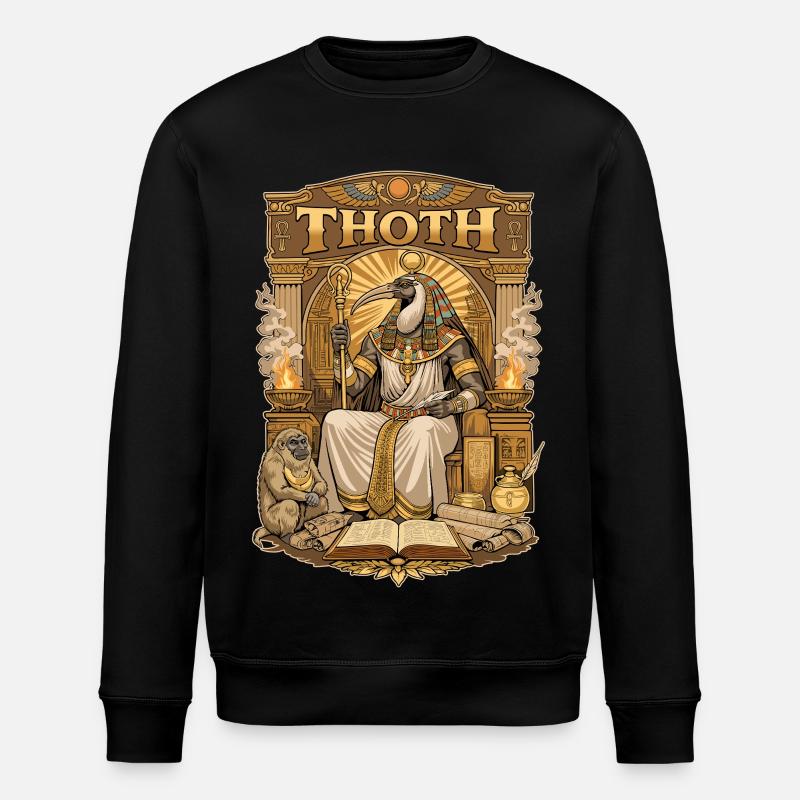 Trône de THOTH - Sweat bio ROLLER Stanley/Stella Unisexe - noir