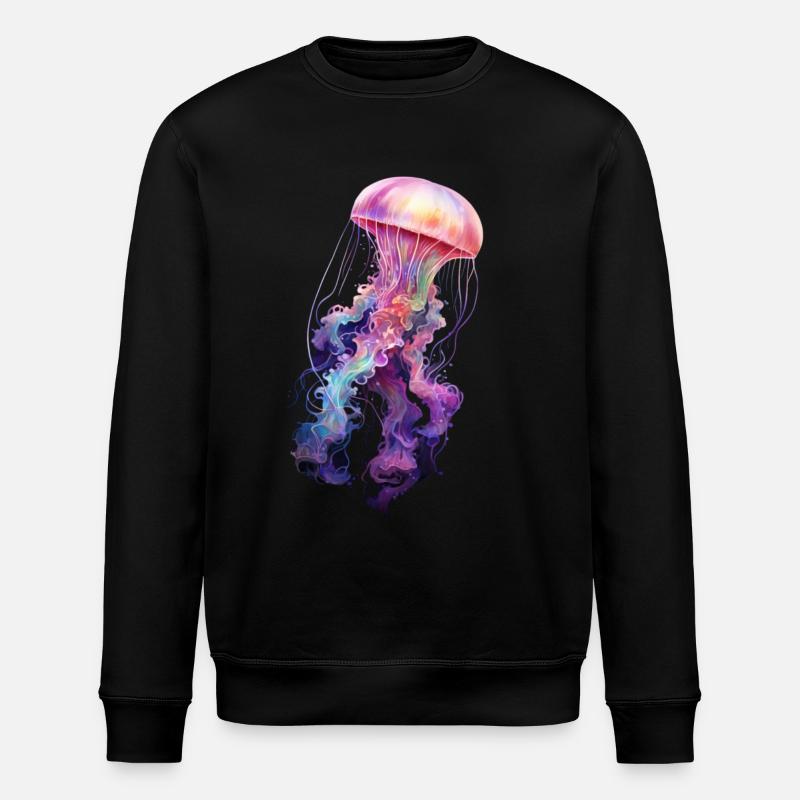 Cadeau de méduse - Sweat bio ROLLER Stanley/Stella Unisexe - noir