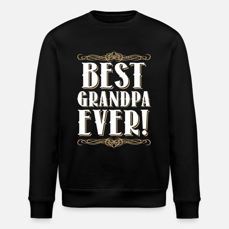 Opa Großvater - Stanley/Stella Unisex Bio-Sweatshirt ROLLER - Schwarz