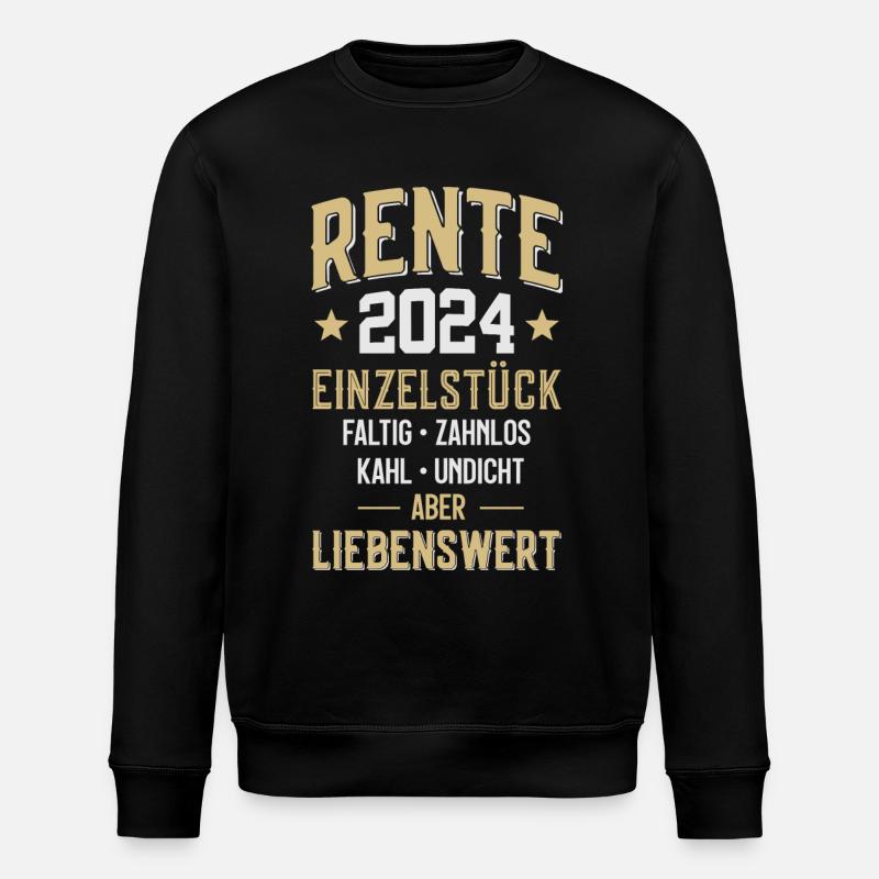 RENTE RENTNER 2024 - Stanley/Stella Unisex Bio-Sweatshirt ROLLER - Schwarz