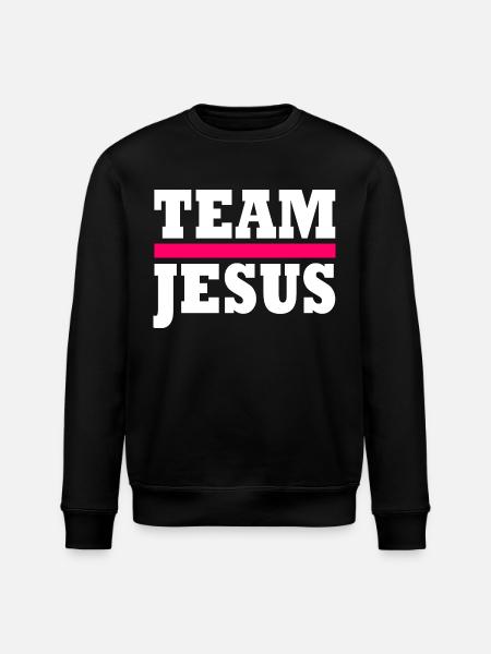 Team jesus - Stanley/Stella ROLLER Unisex Organic Sweatshirt - black